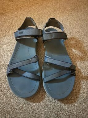Teva Women's Blue Gray Strappy Sandals